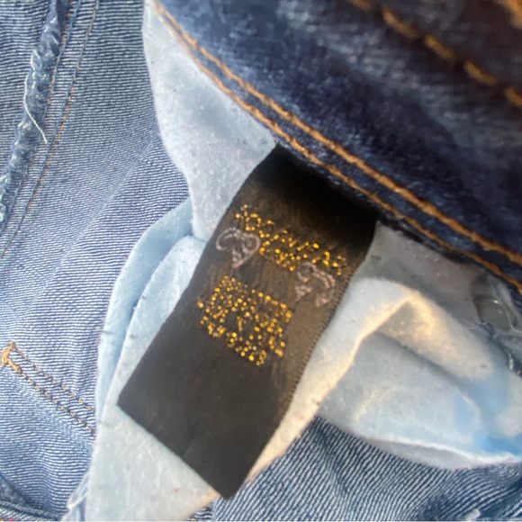 Rocawear capri Jeans Rasta color design size 13 14 - Picture 3 of 14